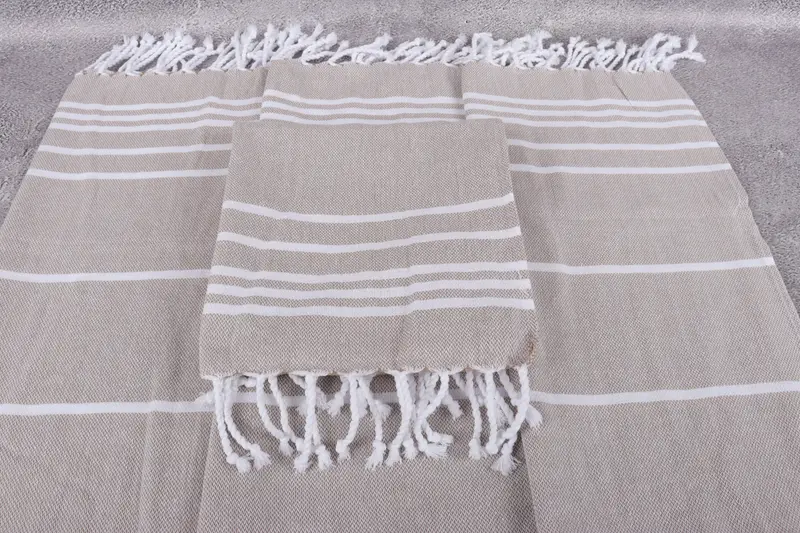 38x18 Cotton Striped Towel, Towel With Name, Custom Hand Towel, Monogram Hand Towel, Spa Towel, Guest Towel, Bridesmaid Gift Towel, Wedding Gift - 4