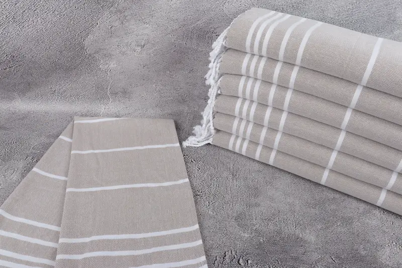 38x18 Cotton Striped Towel, Towel With Name, Custom Hand Towel, Monogram Hand Towel, Spa Towel, Guest Towel, Bridesmaid Gift Towel, Wedding Gift - 2