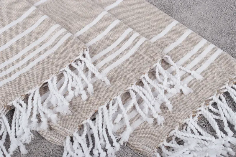 38x18 Cotton Striped Towel, Towel With Name, Custom Hand Towel, Monogram Hand Towel, Spa Towel, Guest Towel, Bridesmaid Gift Towel, Wedding Gift - 5