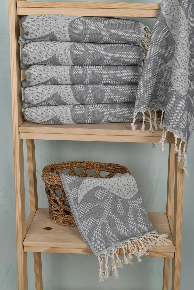 40x18 Cotton Whale Design Towel, Small Bath Towels, Monogrammed Hand Towel, Home Decor Gifts, Personalized Gifts, Wedding For Favor, Summer Towel - 4