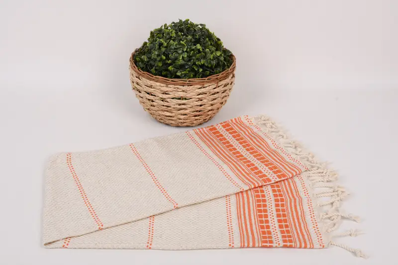 Nedime hediyeleri, monogramlı el havlu, 40x20 keten çizgili havlu, nedime hediyeleri kişiselleştirilmiş, Türk havlu el havlu, gelin duş iyilik - 4