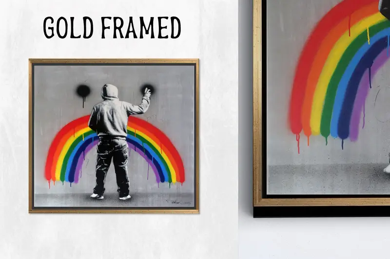 Hüzünlü Gökkuşağı Kanvas Tablo Martin Whatson - Çağdaş Sanat