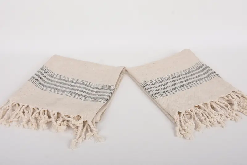 Small Bath Towels, Summer Gift, Monogram Turkish Bath Towel, Turkish Hand Towel, Bridesmaid Gifts, Best Friend Gift Ideas, 36x18 Linen Striped Towel - 6