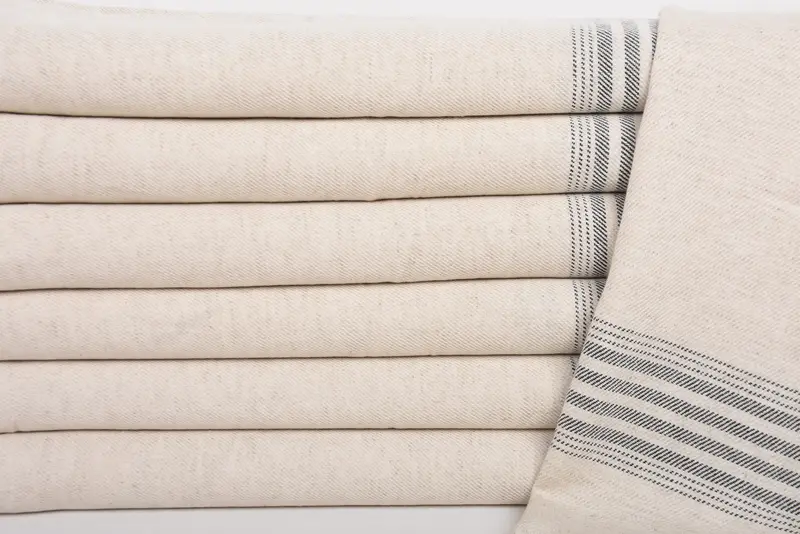 Small Bath Towels, Summer Gift, Monogram Turkish Bath Towel, Turkish Hand Towel, Bridesmaid Gifts, Best Friend Gift Ideas, 36x18 Linen Striped Towel - 2