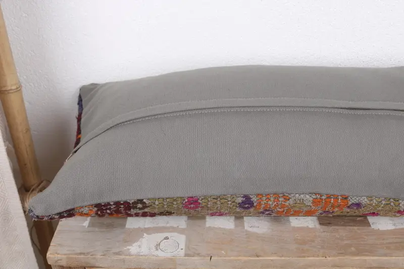 Turkish Corner Pillow Cover, Pillow for Sofa, Sofa Pillow, 12x36 Purple Cushion Cover, Turkish Pillow, Interior Designer Pillow, Cushion Cover - 7