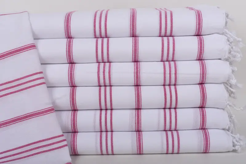Bridesmaid Gift, Bathroom Towels, 40x24 Cotton Striped Towel, Turkish Towel Monogram, Home Decor Towel, Monogrammed Hand Towel, Turkish Hand Towel - 1