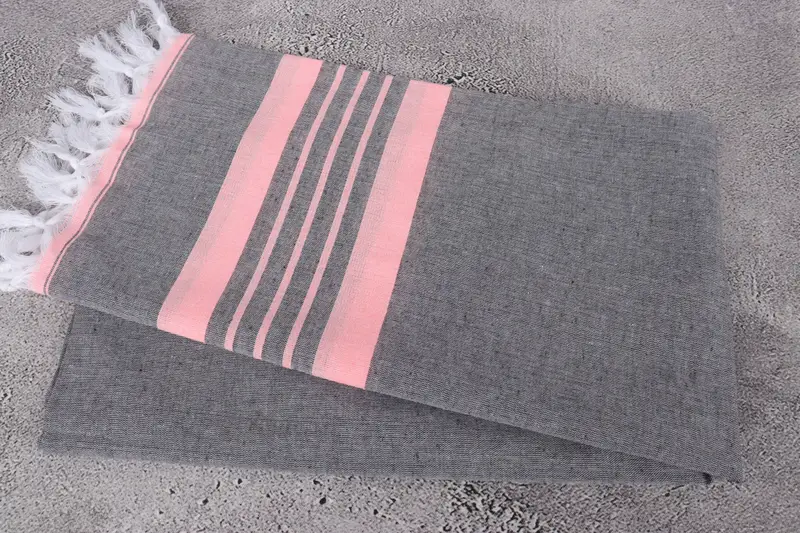 Spa Towel, Peshtemal Towel, Bachelorette Beach Towel, 70x40 Cotton Striped Towel, Turkish hand towel, Gifts For Him, Bridesmaid Gift, Custom Gifts - 6
