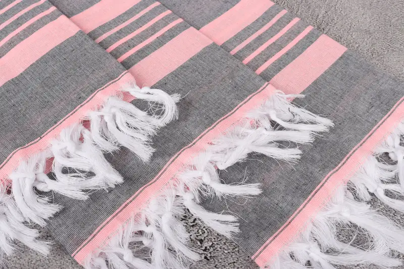 Spa Towel, Peshtemal Towel, Bachelorette Beach Towel, 70x40 Cotton Striped Towel, Turkish hand towel, Gifts For Him, Bridesmaid Gift, Custom Gifts - 5