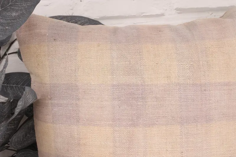 Turkish Pillow, Turkish Kilim Pillow, 18x18 Beige Pillow Sham, Pillow Case, Nautical Throw Pillow Cover, Turkish Rugs Pillow Sham, Antique Pillows - 2
