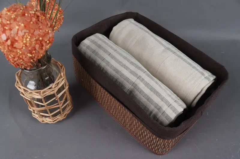 Soft towel, Monogrammed Beach Towel, Fouta towel, Family Gift Basket, 70x40 Linen Striped Towel, Spa Towel, Gift For The Home Decor, Birthday Gift - 4