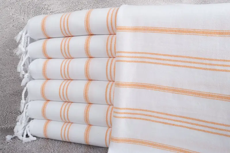 Kitchen Towel, Personalized Home Gift Wedding, Bridal Gifts, 40x24 Cotton Striped Towel, Travel Towel, Personalized Dish Towel, Bathroom Towels - 1