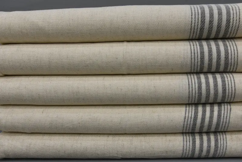 Kişiselleştirilmiş bulaşık havlu, 36x18 keten çizgili havlu, nedime hediyeleri, mutfak havlu, eve taşınma hediyesi, nedime iyilikleri, düğün yapımı hediye - 2