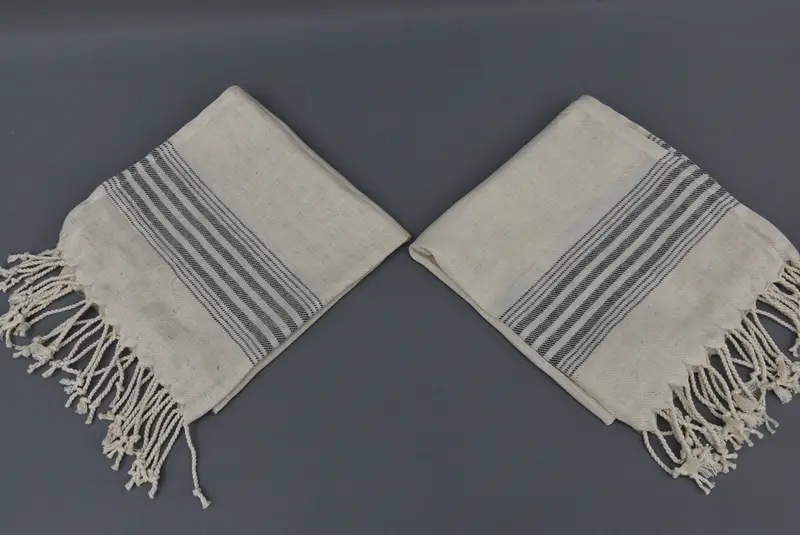 Kişiselleştirilmiş bulaşık havlu, 36x18 keten çizgili havlu, nedime hediyeleri, mutfak havlu, eve taşınma hediyesi, nedime iyilikleri, düğün yapımı hediye - 4
