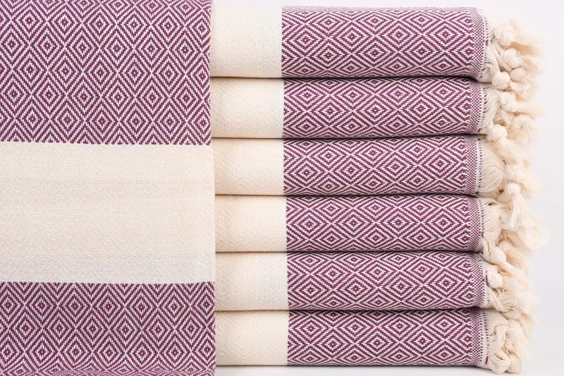 刺繍ビーチタオル、40x71インチのトルコバスタオル - 1