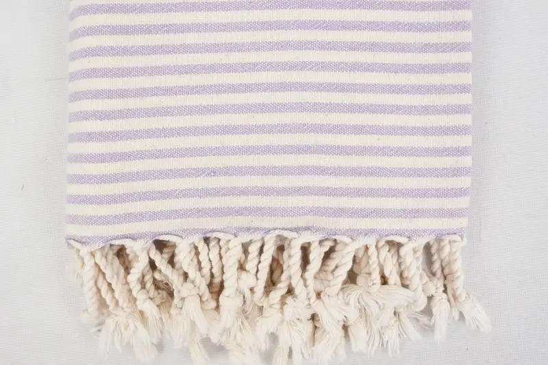 68x32 Cotton Striped Towel, Sand-resistant towel, Turkish fouta towel for outdoor use, Beach Towel Gift, Engagement Gift, Bachelor Gifts - 5