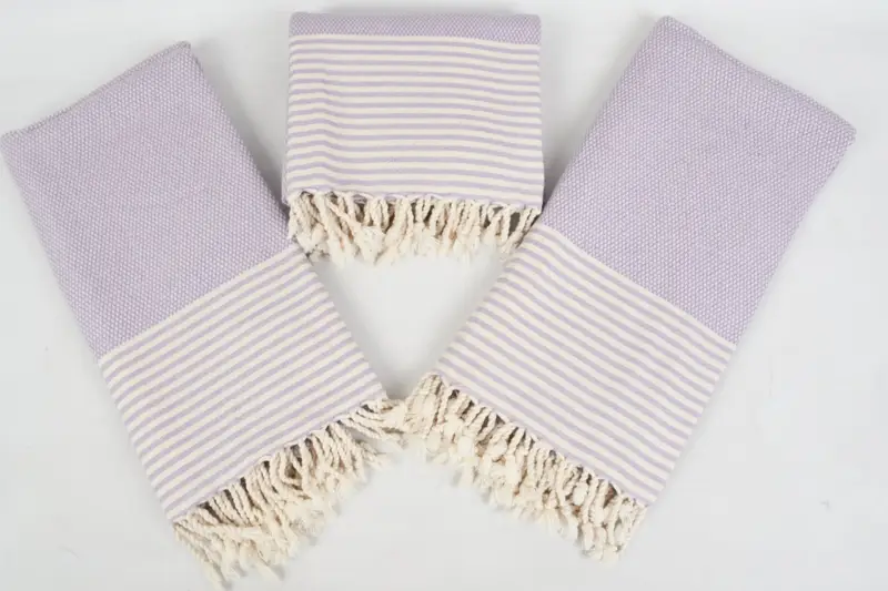 68x32 Cotton Striped Towel, Sand-resistant towel, Turkish fouta towel for outdoor use, Beach Towel Gift, Engagement Gift, Bachelor Gifts - 8