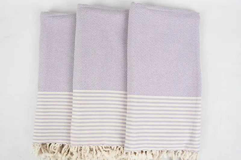 68x32 Cotton Striped Towel, Sand-resistant towel, Turkish fouta towel for outdoor use, Beach Towel Gift, Engagement Gift, Bachelor Gifts - 3