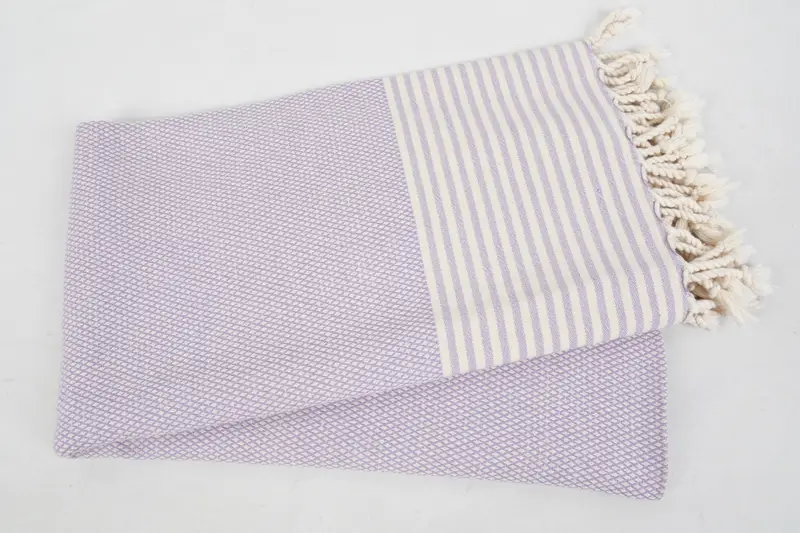68x32 Cotton Striped Towel, Sand-resistant towel, Turkish fouta towel for outdoor use, Beach Towel Gift, Engagement Gift, Bachelor Gifts - 6