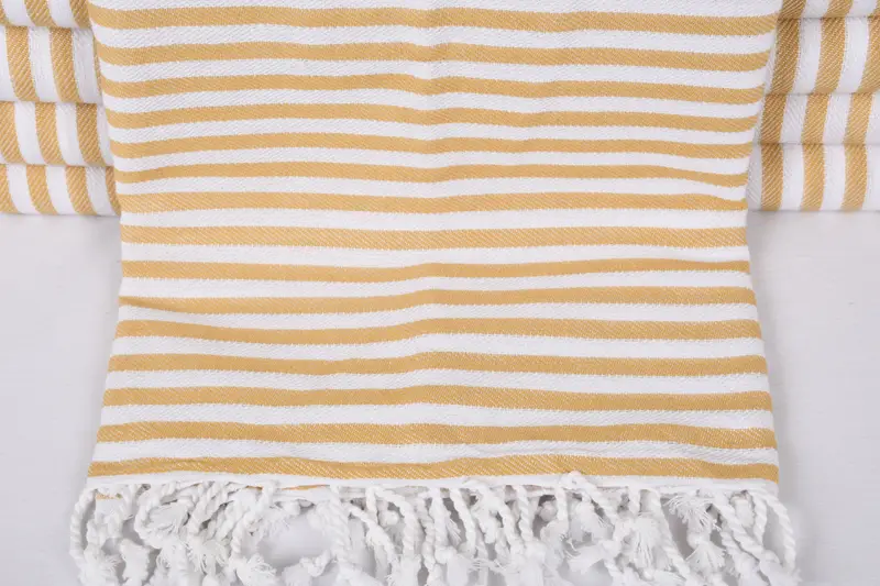 Couch Throw Blanket, Organic Throw, 104x76 Cotton Striped Towel, Customized Turkish Blanket, Throw Blanket, Monogram Blanket, Custom Wedding Gifts - 2