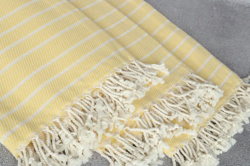 Bachelorette Gifts, Handmade Gift, Monogrammed Turkish Towel, Turkish Towel Bulk, Valentines Day Gift, Gifts For Him, 70x40 Bamboo Striped Towel - 5