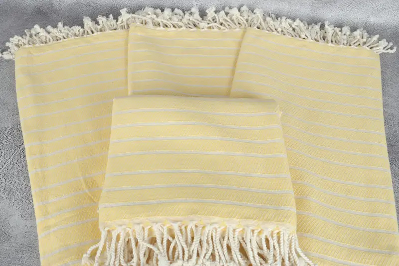 Bachelorette Gifts, Handmade Gift, Monogrammed Turkish Towel, Turkish Towel Bulk, Valentines Day Gift, Gifts For Him, 70x40 Bamboo Striped Towel - 4