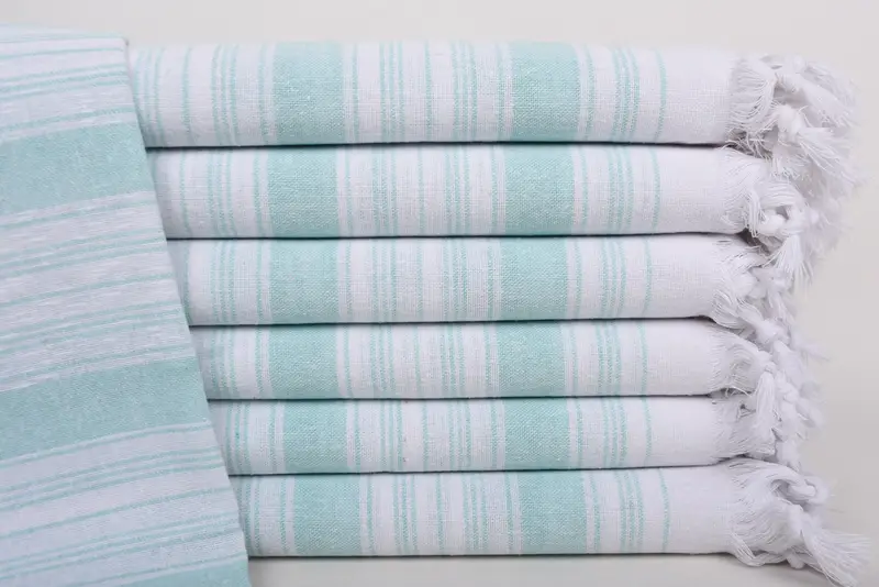 68x32 Cotton Striped Towel, Bridal Shower Favors, Beach Towel Gift, Bridal Shower Favor, Spa Towel, Sand-resistant towel, Bachelor Party Favors