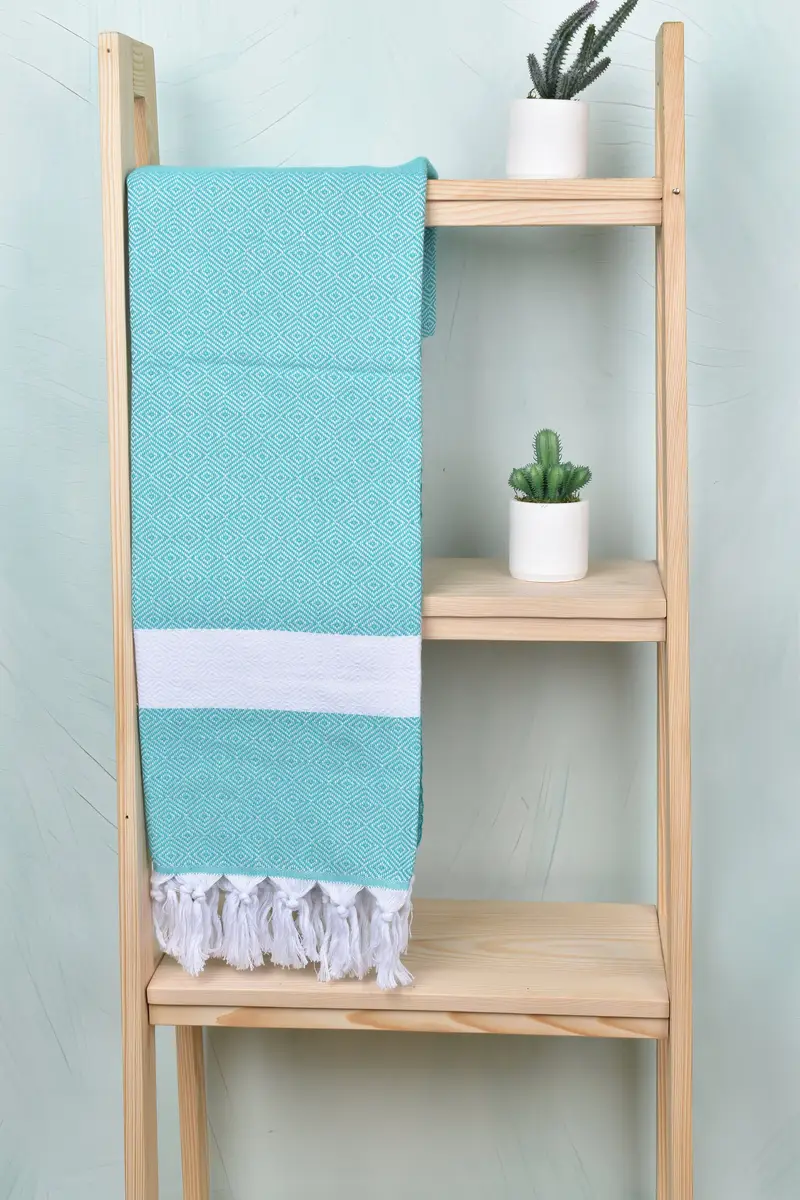 Cotton towel, Peshtemal Towel USA, Embroidered Towel, Organic towel, Gift For Mom, Custom Name Towel, Embroidery Towel, 70x40 Cotton Diamond Towel - 8
