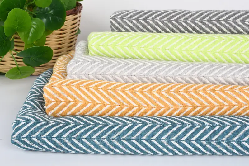 Bride Gift, Summer Gift, Sand-resistant towel, 70x40 Cotton Zig zag Towel, Luxury Beach Towel, Turkish Bath Towel Set, Quick-Dry Beach Towel - 4