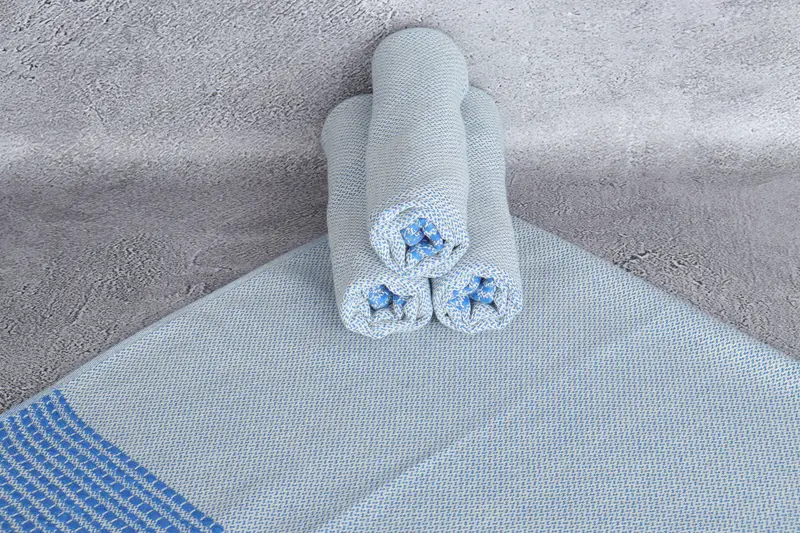 Custom Hand Towel, Housewarming Gift, Embroidery Towels, 40x20 Cotton Striped Towel, Personalized Gift, Gift For Wedding Day, Turkish Tea Towel - 7