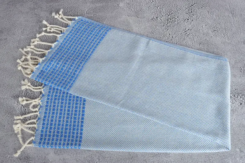 Custom Hand Towel, Housewarming Gift, Embroidery Towels, 40x20 Cotton Striped Towel, Personalized Gift, Gift For Wedding Day, Turkish Tea Towel - 6