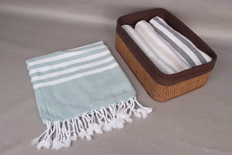 44x24 Cotton Striped Towel, Custom Turkish Towel, Wedding Favors, Halloween Gifts, Travel Towel, Personalized Hand Towel, Small Bath Towels - 7