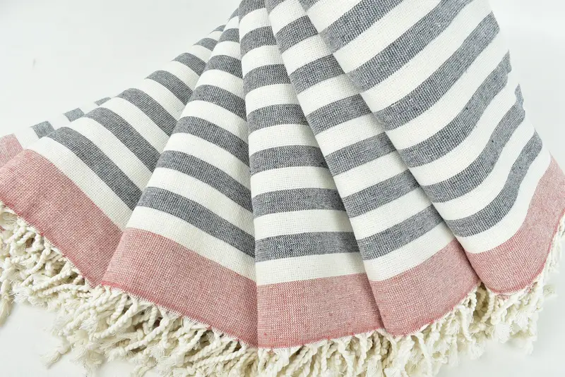 Gift Boxes Towel, 68x40 Cotton Striped Terry Towel, Wedding Favors, Turkish Towel USA, Sand-resistant towel, Bachelorette Party Gifts For Bride - 4