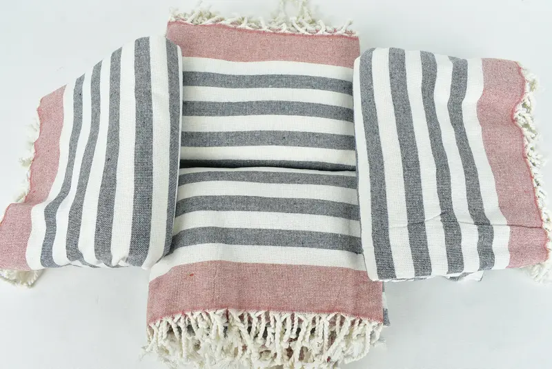 Gift Boxes Towel, 68x40 Cotton Striped Terry Towel, Wedding Favors, Turkish Towel USA, Sand-resistant towel, Bachelorette Party Gifts For Bride - 6