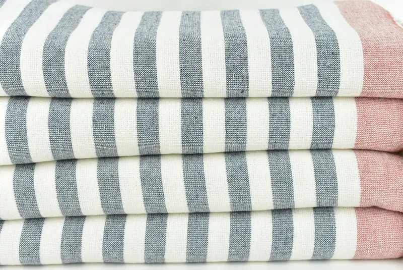 Gift Boxes Towel, 68x40 Cotton Striped Terry Towel, Wedding Favors, Turkish Towel USA, Sand-resistant towel, Bachelorette Party Gifts For Bride - 2