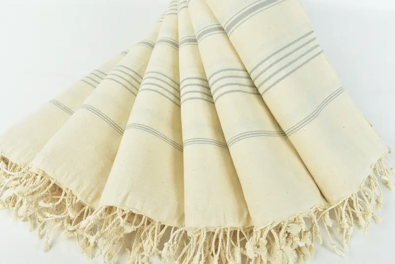 Maid Of Honor Gift, Beach Towel Bulk, Bridal Shower Gift, 70x40 Linen Striped Towel, Organic Towel, Turkish bath towel, Girls Weekend Getaways Gifts - 4