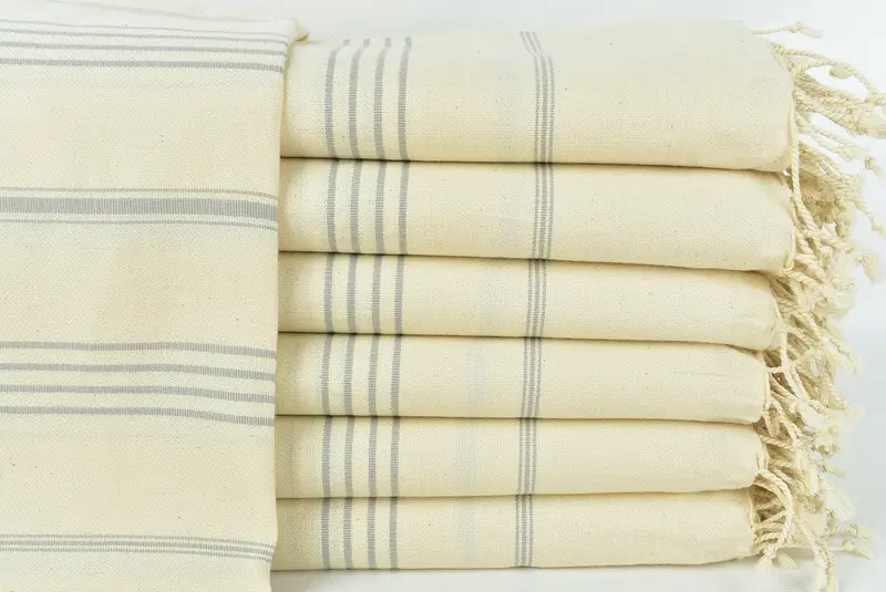 Maid Of Honor Gift, Beach Towel Bulk, Bridal Shower Gift, 70x40 Linen Striped Towel, Organic Towel, Turkish bath towel, Girls Weekend Getaways Gifts - 1