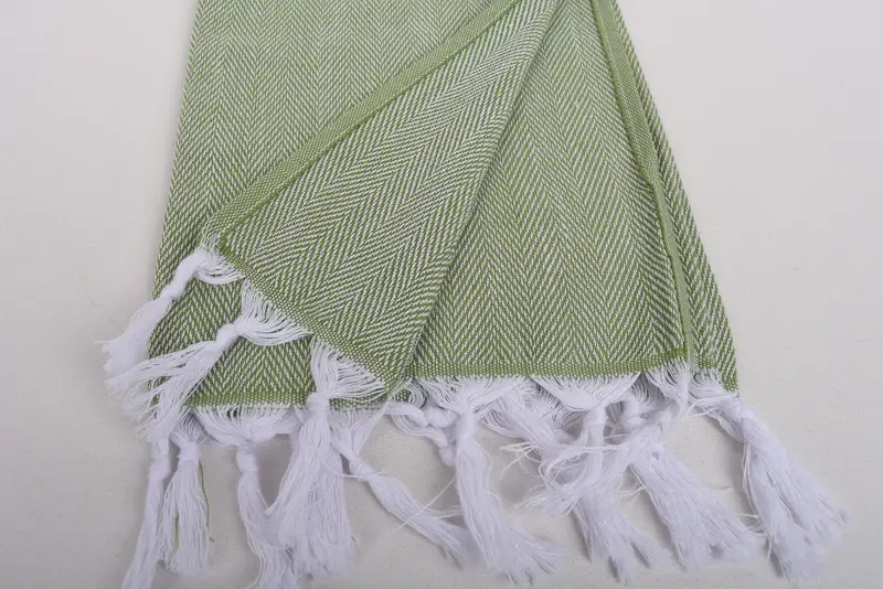 Anniversary Gift For Her, Wedding Gift, Turkish Towel Hand Towel, Custom Wedding Gifts, 36x18 Cotton Herringbone Towel, Personalized Dish Towel - 8