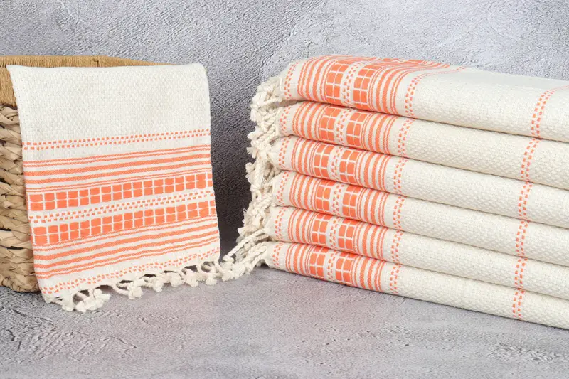 Gift For Him, Turkish Towel Hand Towel, 40x20 Linen Striped Towel, Wedding Favors, Maid Of Honor Gift, Summer Towel, Personalized Hand Towel - 3