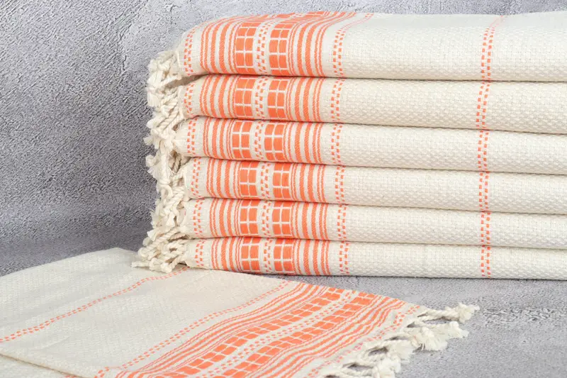 Gift For Him, Turkish Towel Hand Towel, 40x20 Linen Striped Towel, Wedding Favors, Maid Of Honor Gift, Summer Towel, Personalized Hand Towel - 2