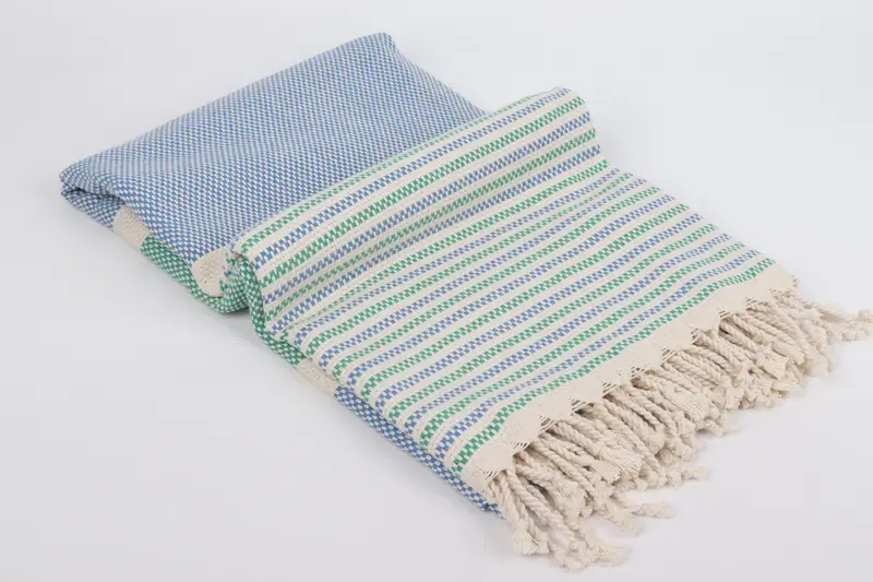 Turkish Towel Beach, Handwoven organic Turkish towel for spa, Thin towel, Personalize Gift, 70x40 Cotton Geometric Towel, Bridesmaid Gift Towel - 6