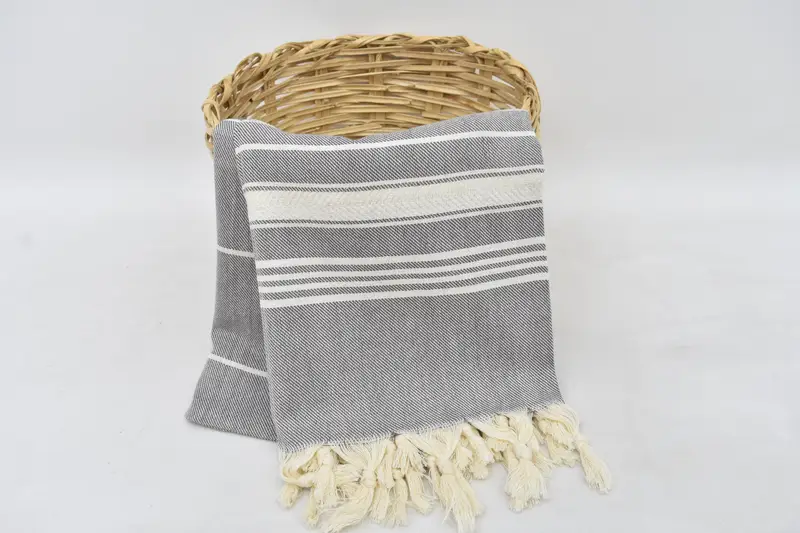Turkish Towel Beach Towel, 70x40 Cotton Herringbone Towel, Embroidery Towels, Quick-dry peshtemal, Bachelorette Party Decorations, Beach towel - 2