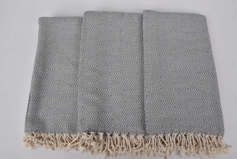 Personalize Gift, Luxury Turkish Bath Towel, Quick-dry peshtemal, 70x40 Cotton Zigzag Diamond Towel, Kids Beach Towel, Handmade Gift, Wedding Favors - 8