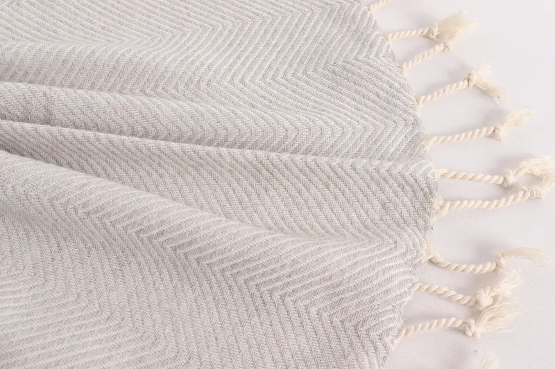 Small Bath Towels, Personalized Wedding Gift, 40x20 Cotton Herringbone Towel, Bridal Shower Favors, Bridesmaid Gifts, Monogrammed Hand Towel - 8