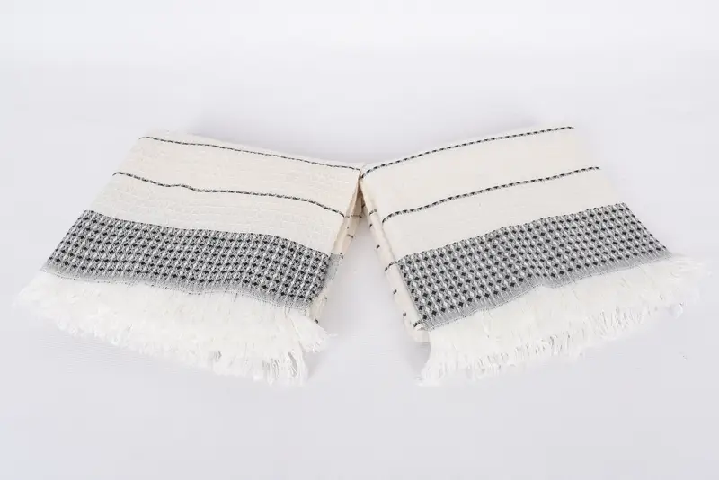 Wedding Anniversary Gift, Custom Towel, 70x40 Cotton Waffle Towel, Bridal Gifts, Turkish Towel Personalized, Bachelor Gifts, Bachelorette Party Gift - 6