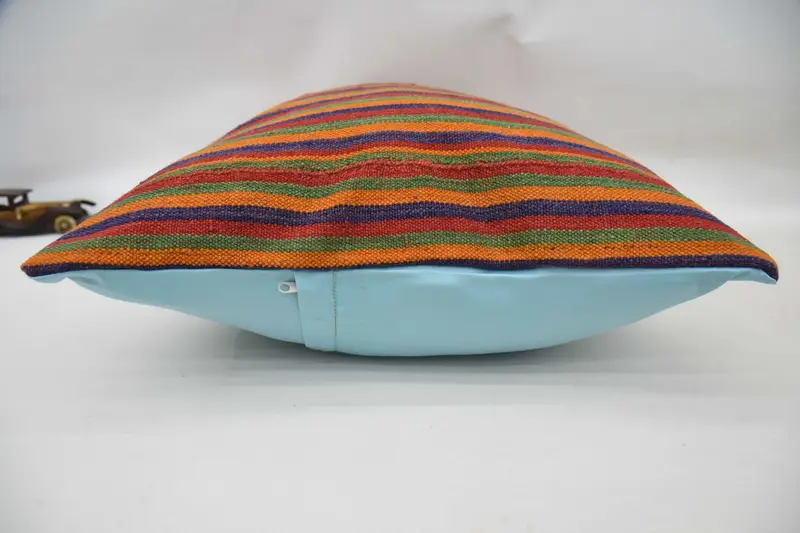 Vintage Pillow, Aztec Cushion Cover, Pillow, Gift Pillow, Indoor Cushion Case, Throw Kilim Pillow, 20x28 Orange Cushion Cover, Vintage Throw Cushion - 6