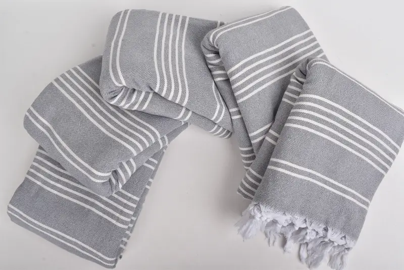 96x70 Cotton Striped Towel, Personalized Home Gift Wedding, Personalized Gifts, Custom Wedding Gifts, Bachelor Gifts, Housewarming Gift - 3