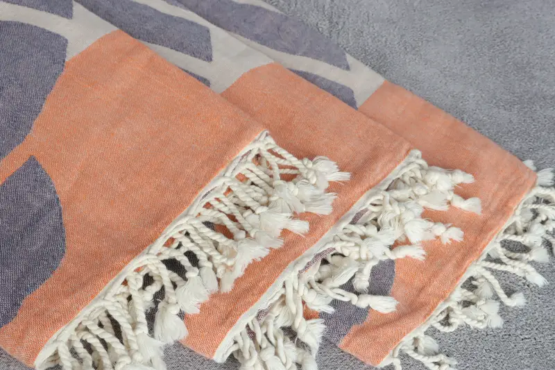 70x40 Cotton Carretta Patterned Towel, Luxury Beach Towel, Turkish hand towel, Bachelorette Party Decorations, Gift For Best Friend, Soft towel - 6