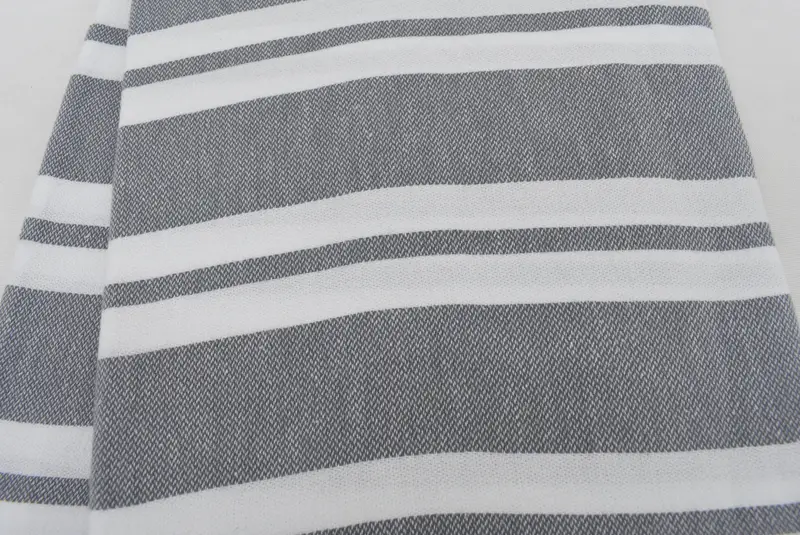 Organic Cotton Towel, Bachelor Bachelorette Party Favors, Wedding Favors, Bathroom Towel, 70x40 Cotton Striped Towel, Bridesmaid Gifts, Guest Towel - 5