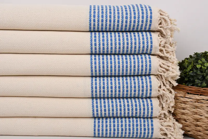 Large Turkish Towel, Pool Towels, Turkish Bath Towel USA, Quick-dry peshtemal, Spa Towel, 70x36 Cotton Striped Towel, Bathroom Towel, Summer Gift - 2