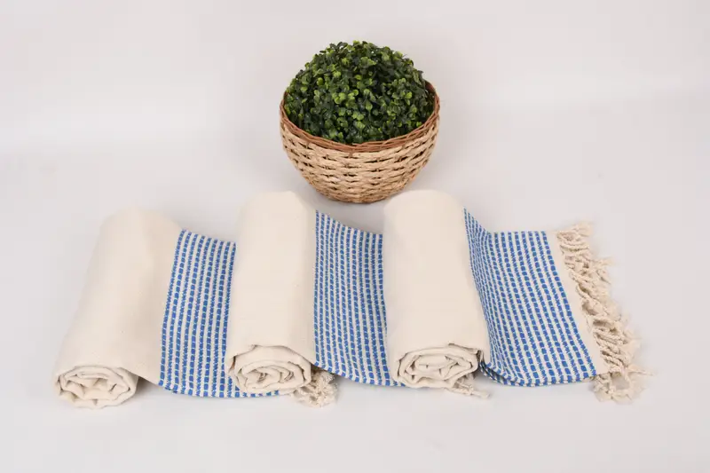 Large Turkish Towel, Pool Towels, Turkish Bath Towel USA, Quick-dry peshtemal, Spa Towel, 70x36 Cotton Striped Towel, Bathroom Towel, Summer Gift - 8